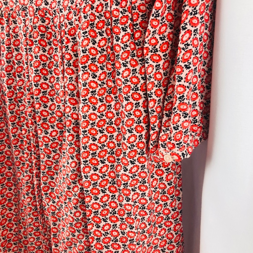 Old Navy Rayon floral high waisted long sleeve mini dress MP & S - Picture 11 of 16